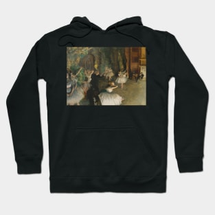 The Rehearsal of the Ballet Onstage by Edgar Degas Hoodie